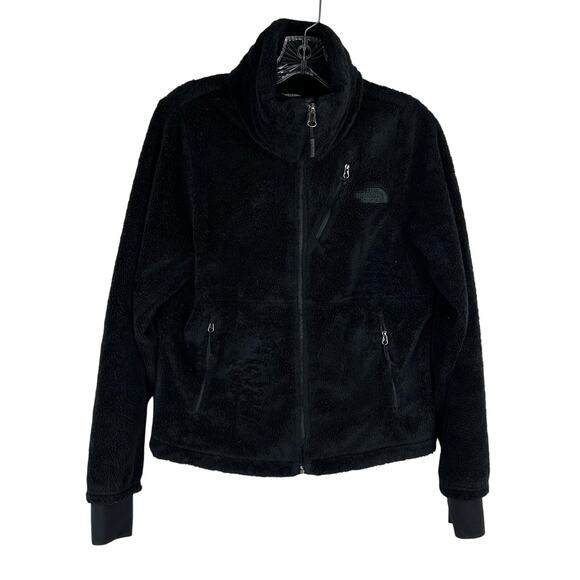 The North Face Women's Black Fleece Jacket Size Medium Full Zip - Picture 1 of 8
